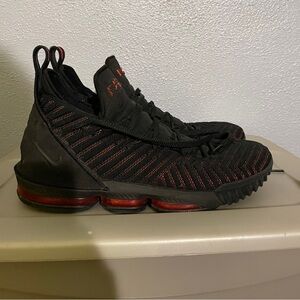 Nike Black and Red Sneakers